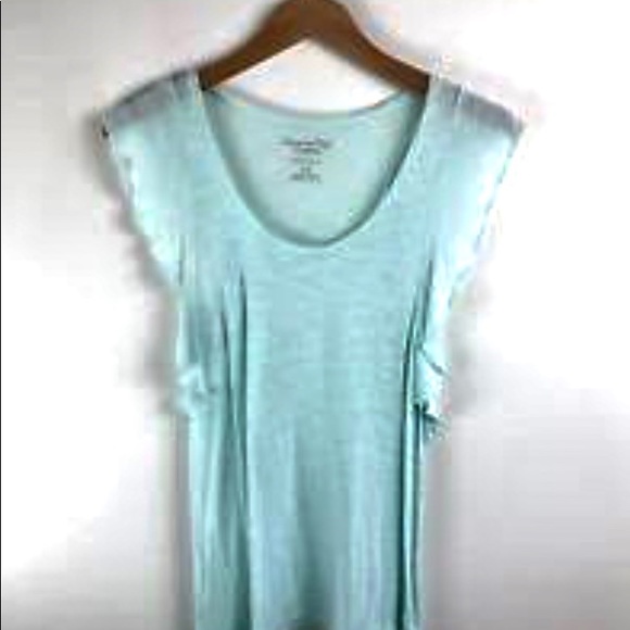 American Eagle Outfitters Tops - American Eagle  🦅 Light Mint Festival Tee